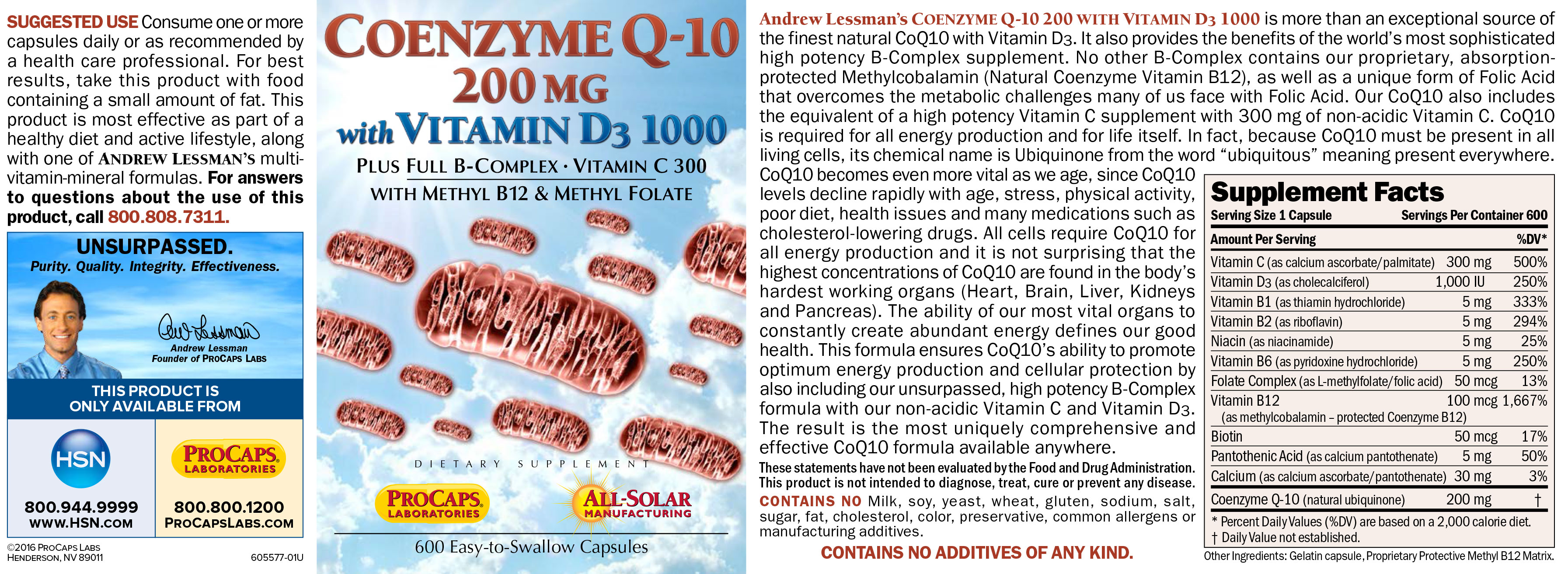 CoEnzyme Q10 200 10078629 HSN