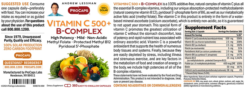 Vitamin C 500 Plus B-Complex - 10093953 | HSN